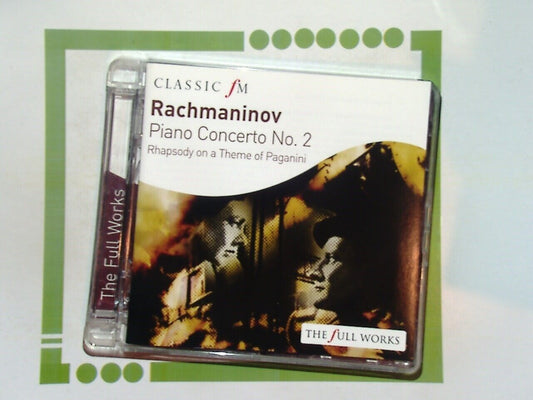 Rachmaninov: Piano Concerto No. 2/Rhapsody On A Theme Of Paganini CD VGC