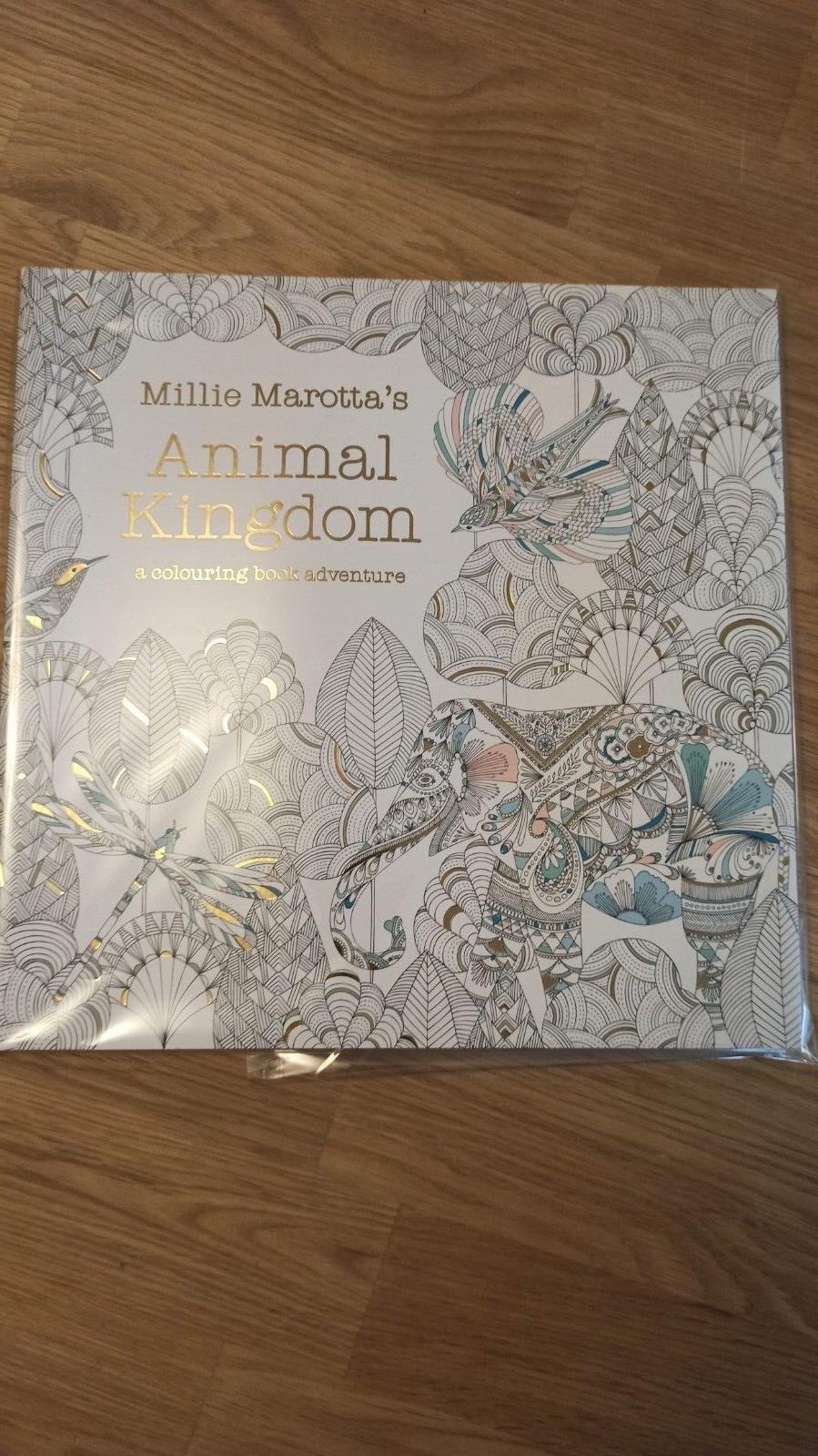 Millie Marotta's Animal Kingdom: a colouring book adventure Softcover NEW