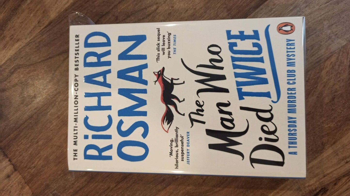 Richard Osman The Man Who Died Twice: (The Thursday Murder Club 2) Paperback New
