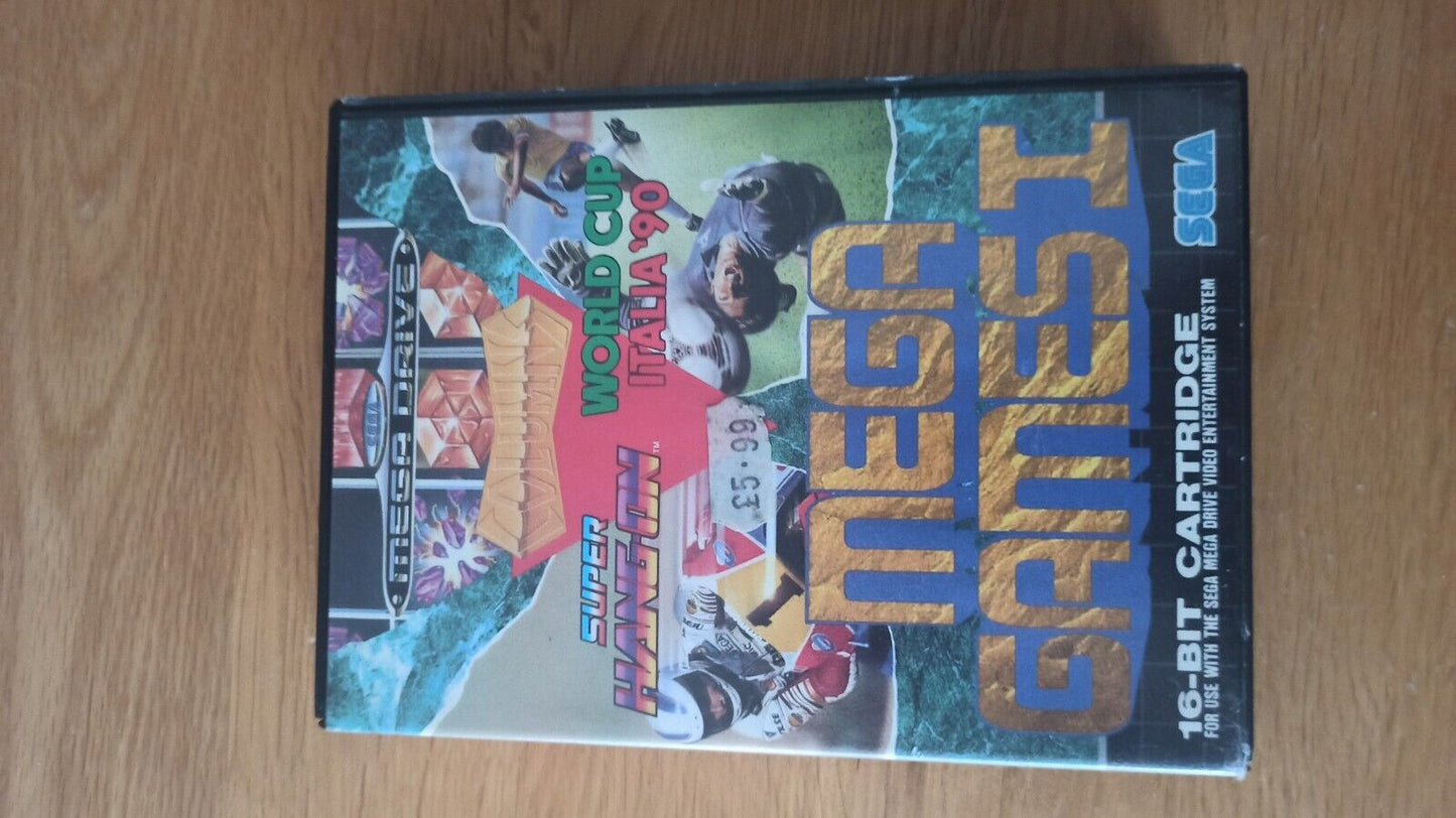 Mega Games 1 Sega Megadrive Super Hang On Italia 90 With Manual
