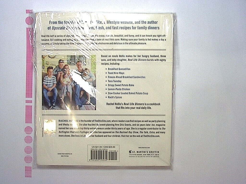 Rachel Hollis  - Real Life Dinners: Fun, Fresh, Fast Dinners PB NEW