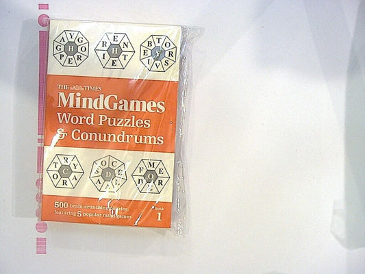 The Times Mind Games Word Puzzles & Conundrums PB NEW