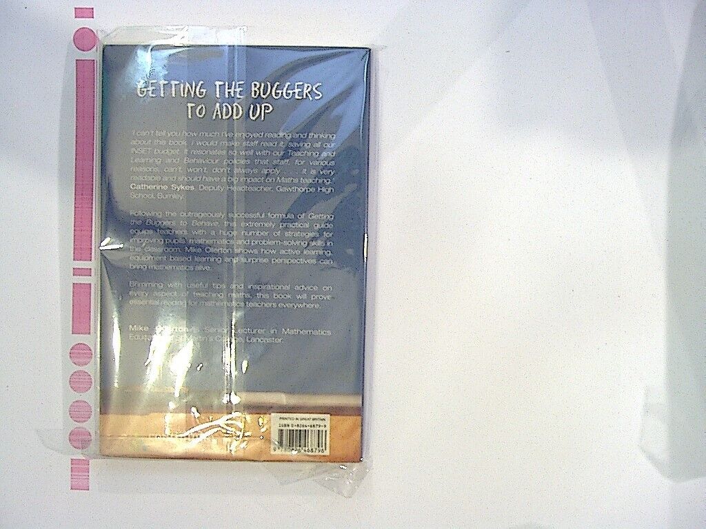 Mike Ollerton Getting the Buggers to Add Up PB NEW