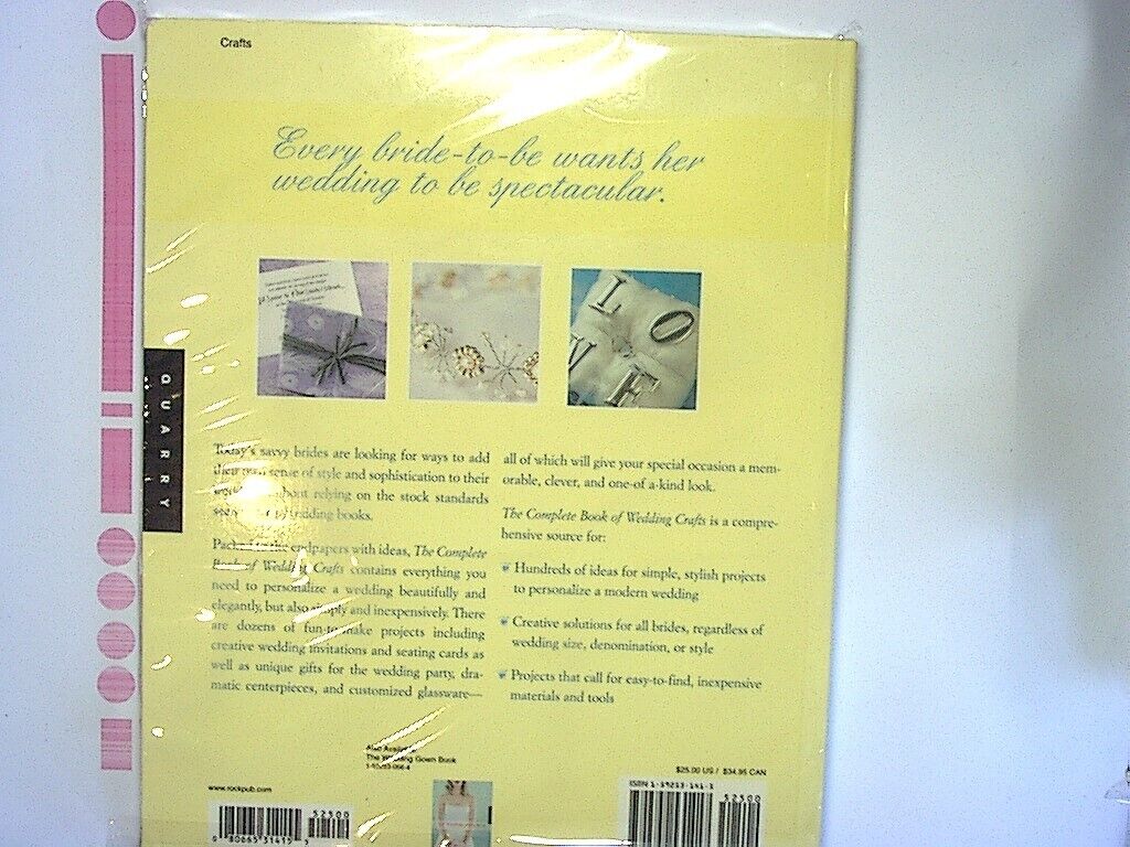The Complete Book Of Wedding Crafts PB NEW