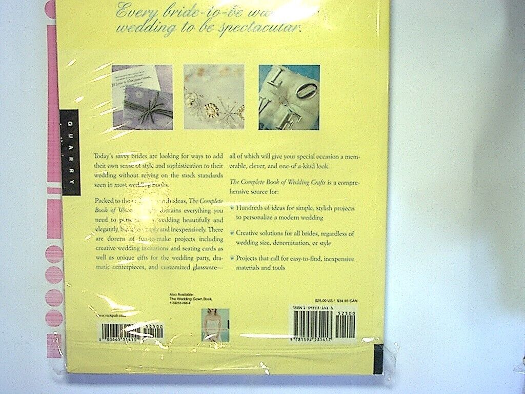 The Complete Book Of Wedding Crafts PB NEW