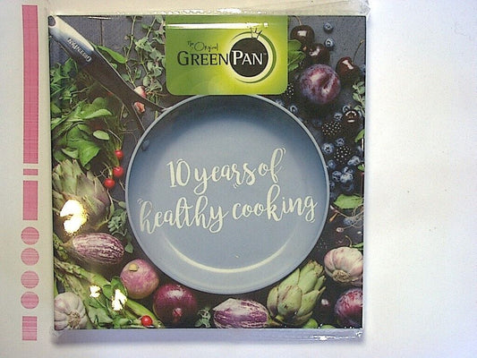 The Original Green Pan - 10 years Of Healthy Cooking Book Hardcover NEW
