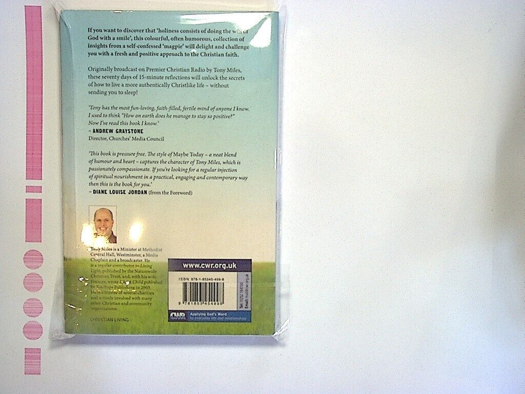 Tony Miles Maybe Today: Thoughts, Prayers and Smiles PB Nr Mint