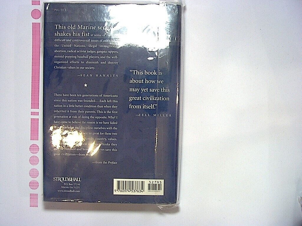 Zell Miller & Sean Hannity - A Deficit Of Decency Hardcover NEW