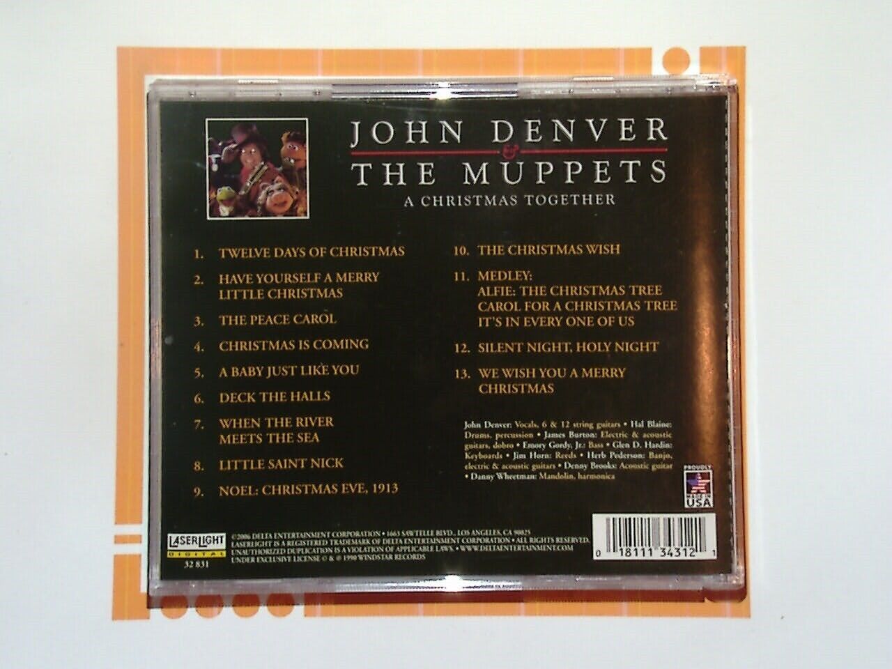 Muppets & John Denver	A Christmas Together CD  Mint