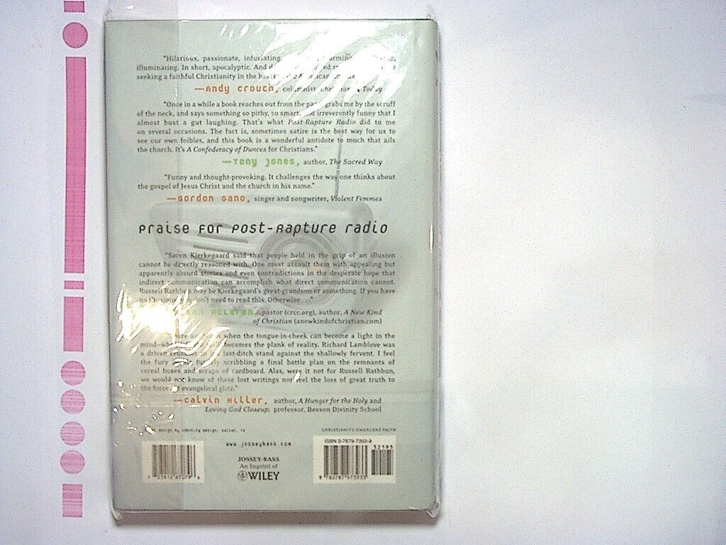 Russell Rathbun - Post–Rapture Radio Hardcover NEW