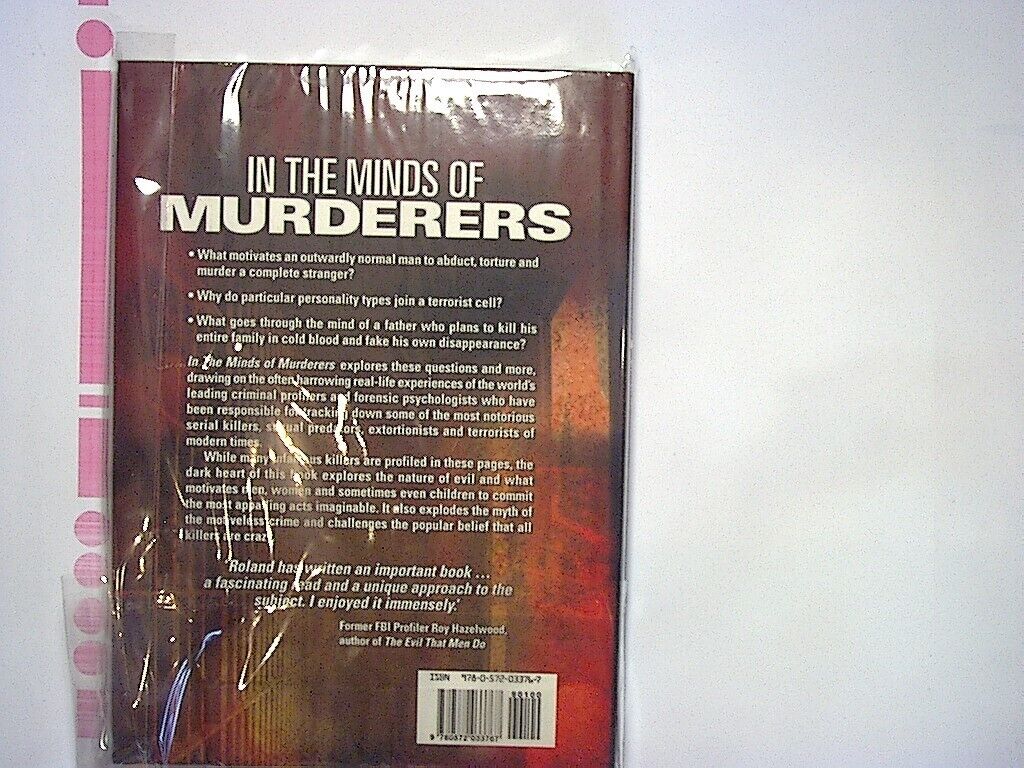 Paul Roland - In the Minds of Murderers: Criminal Profiling Hardcover New