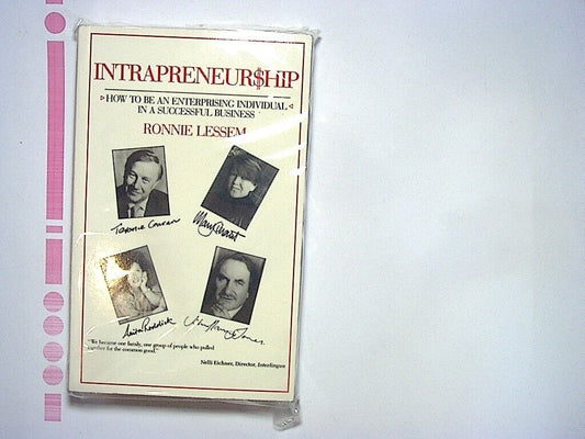 Ronnie Lessem - Intrapreneurship: Developing the Individual in Business PB New