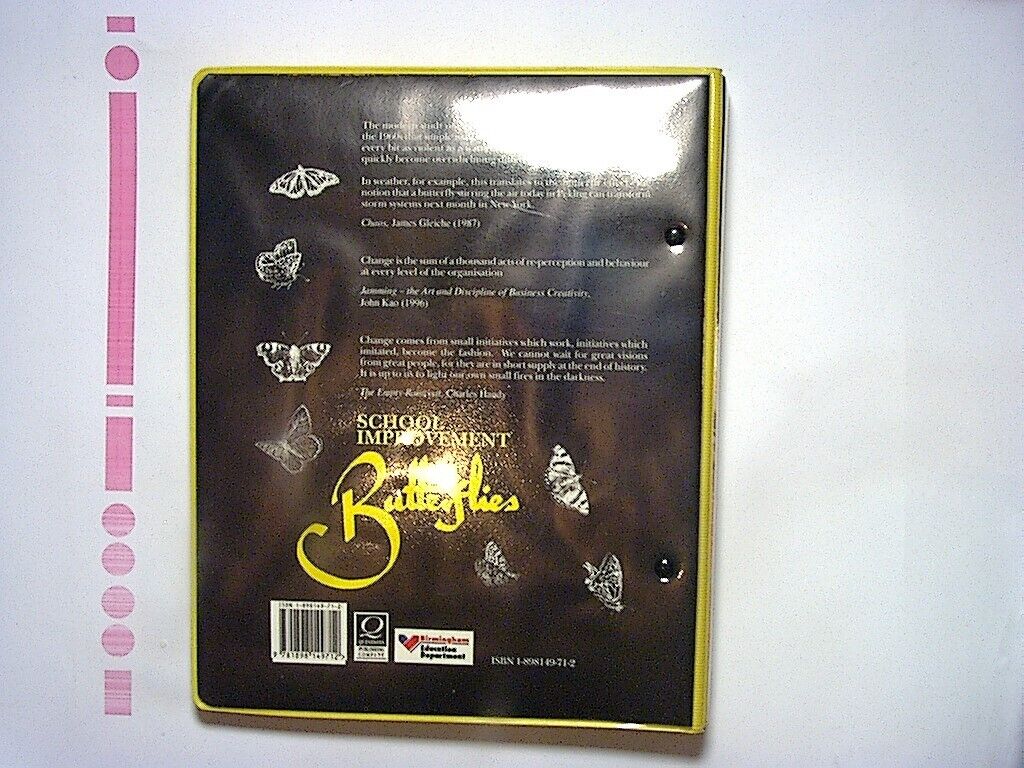 School Improvement Butterflies David Woods (Editor)  New