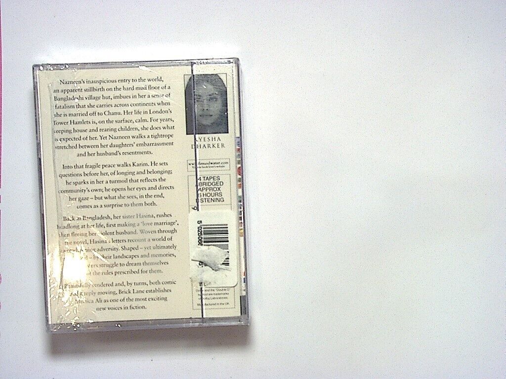 Monica Ali - Brick Lane Audiobook on Cassette  New & Sealed