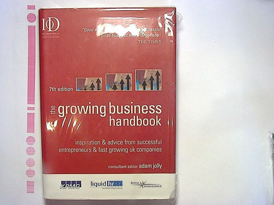 Adam Jolly - The Growing Business Handbook Hardcover  New