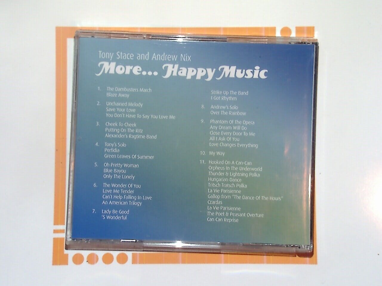 Tony Stace & Andrew Nix	More... Happy Music CD Mint Signed