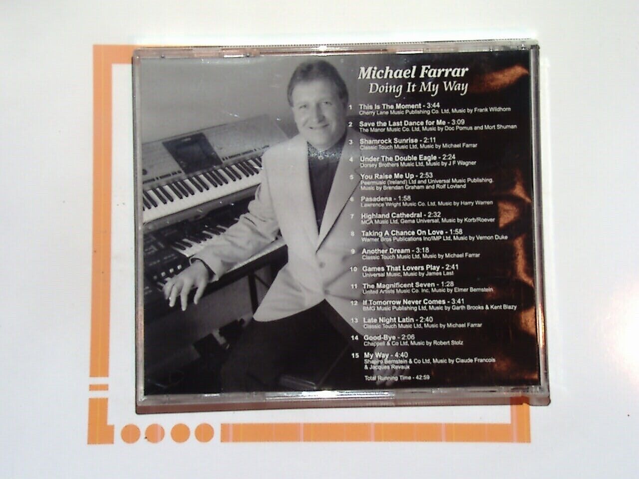 Michael Farrar - Keyboard Magic	Doing It My Way CD Mint