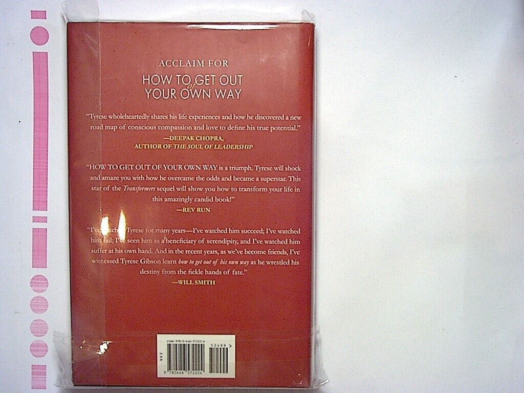 Tyrese Gibson - How To Get Out Of Your Own Way Hardcover New