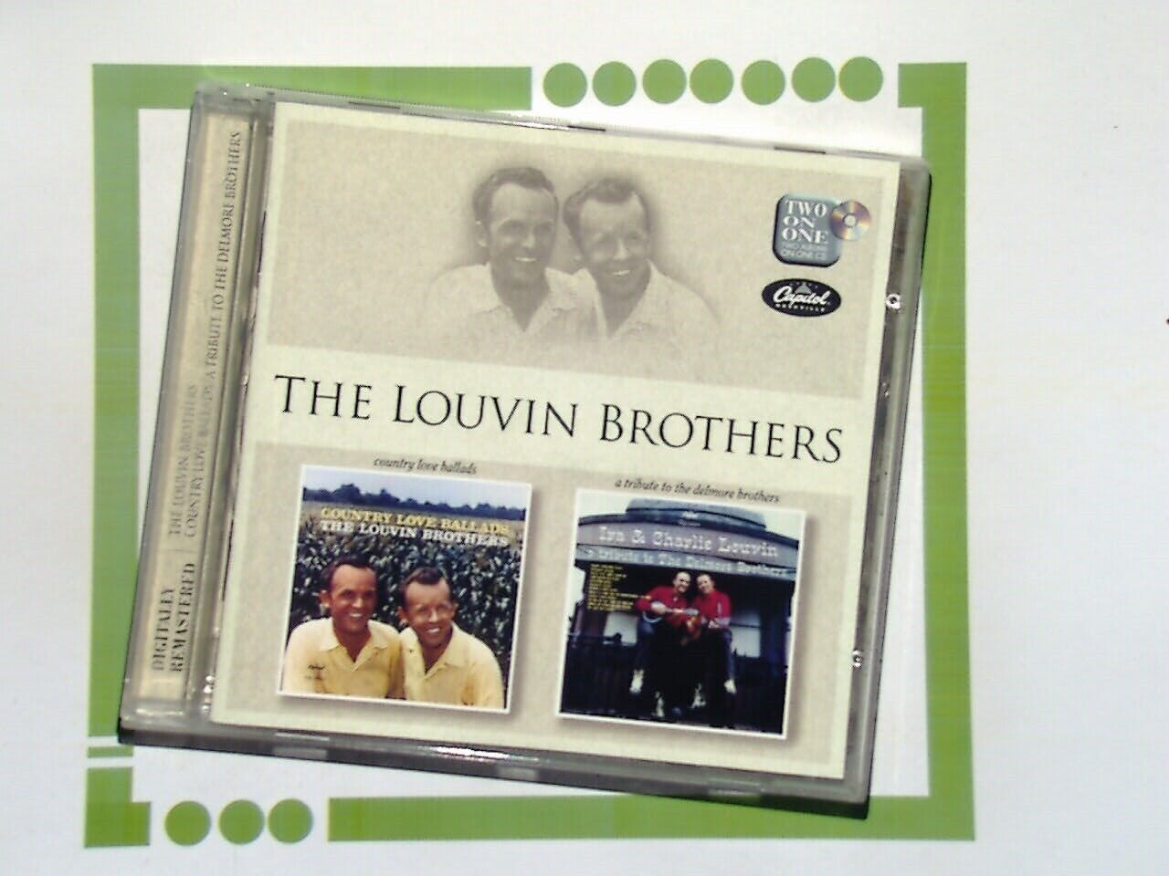 The Louvin Brothers - Country Love Ballads/A Tribute to the Delmore Bros CD Mint