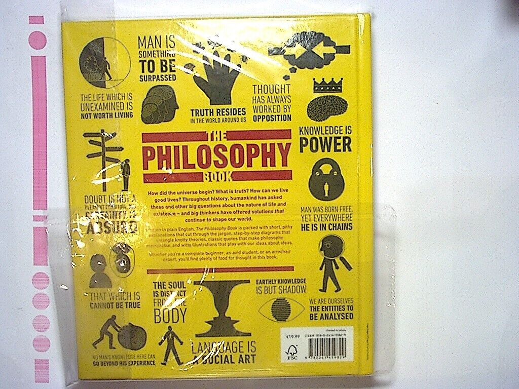 The Philosophy Book: Big Ideas Simply Explained Hardcover New