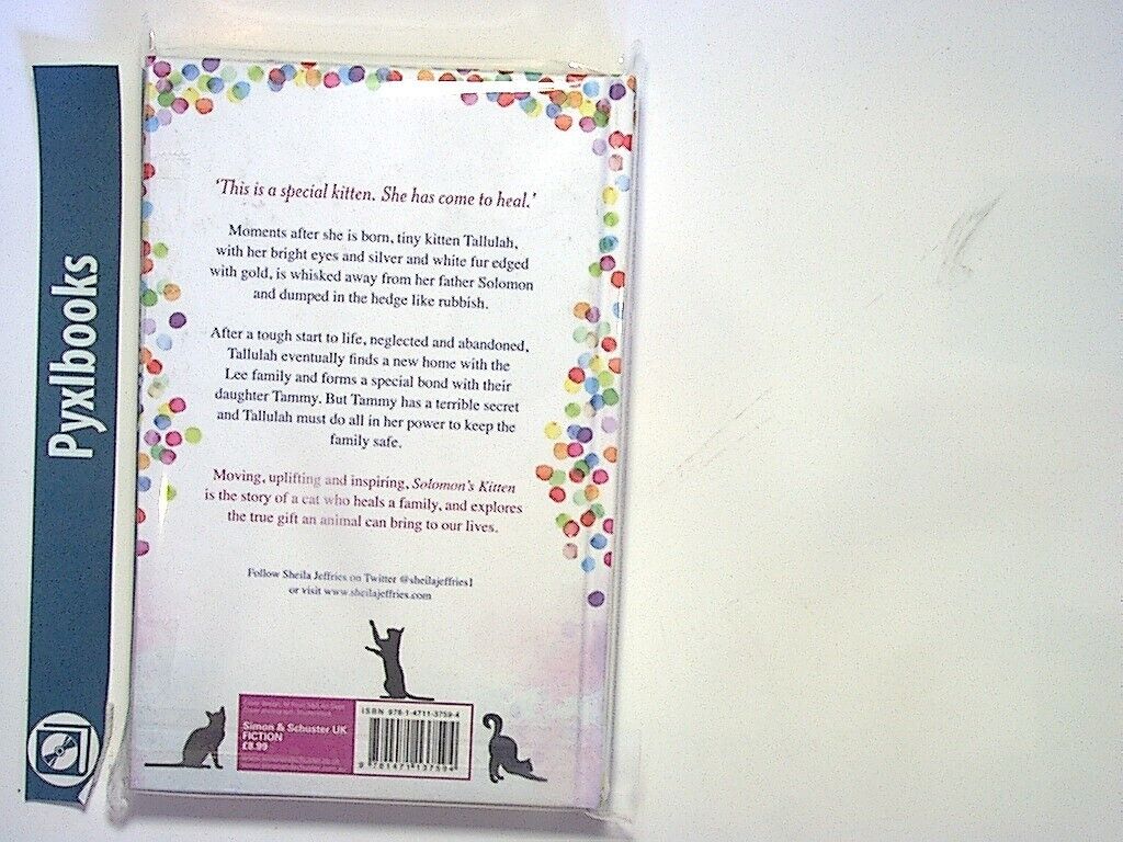 Sheila Jeffries - Solomon's Kitten Hardcover New