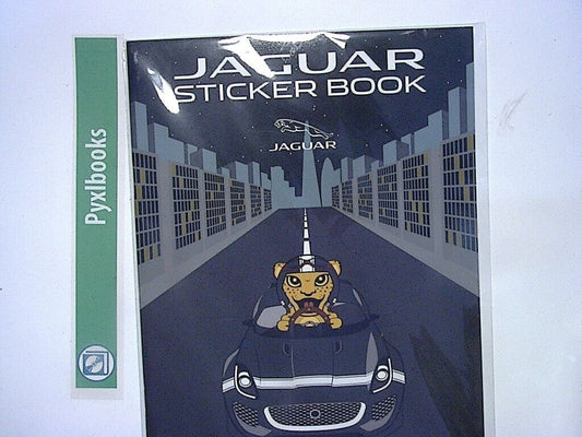 Official Jaguar Sticker Book PB New