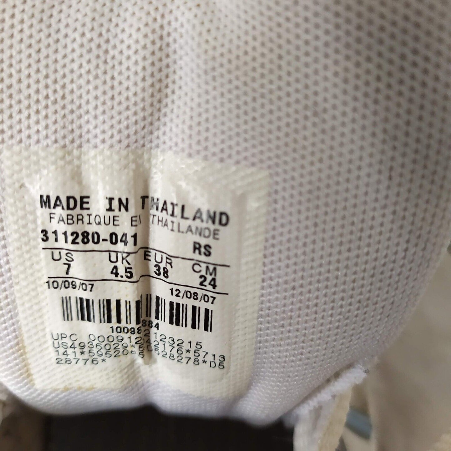 Nike Womens Air Dual-D Phylon White, Lt Blue & Silver Trainers UK 4.5 EU 38 VGC