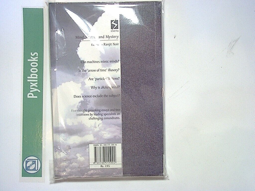 Ranjit Nair -Mind, Matter and Mystery - Questions in Science & Philosophy PB New