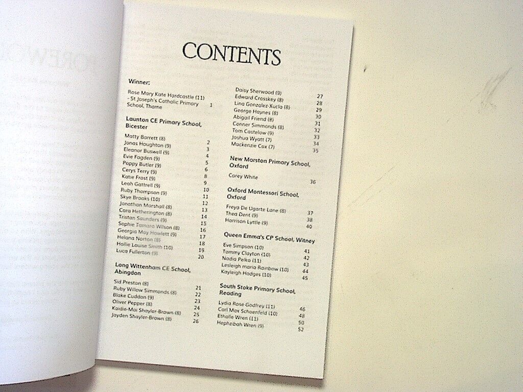 Once Upon a Dream - Young Writers Oxfordshire 2017 Ed: Donna Samworth PB New