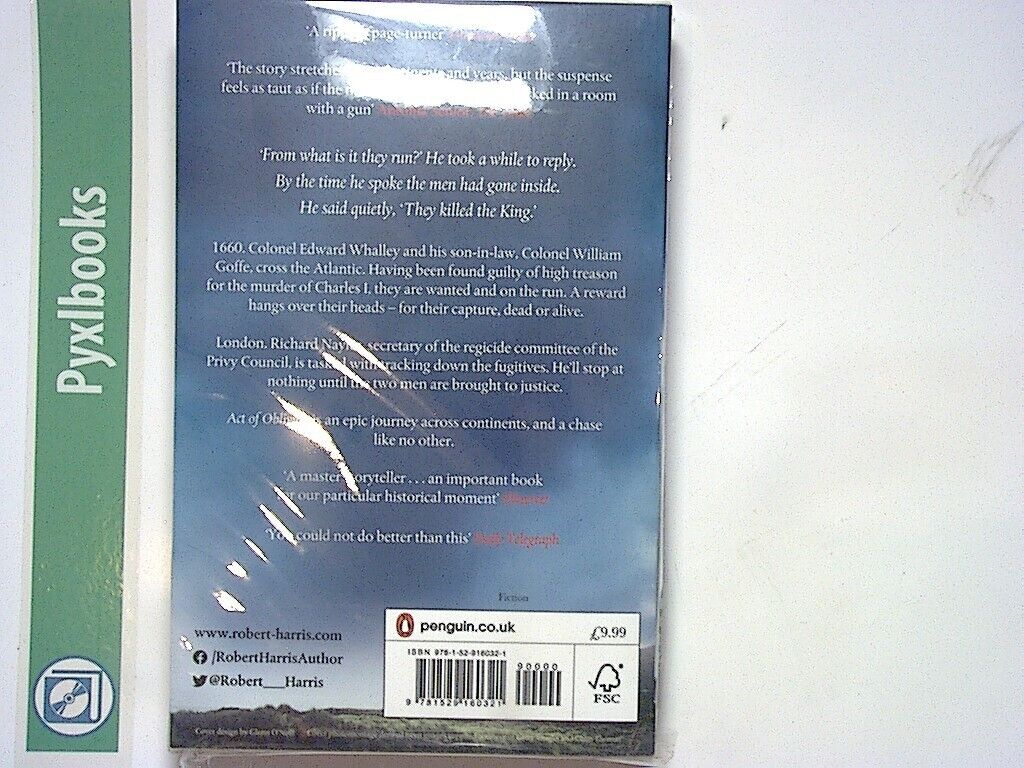 Robert Harris - Act of Oblivion PB New