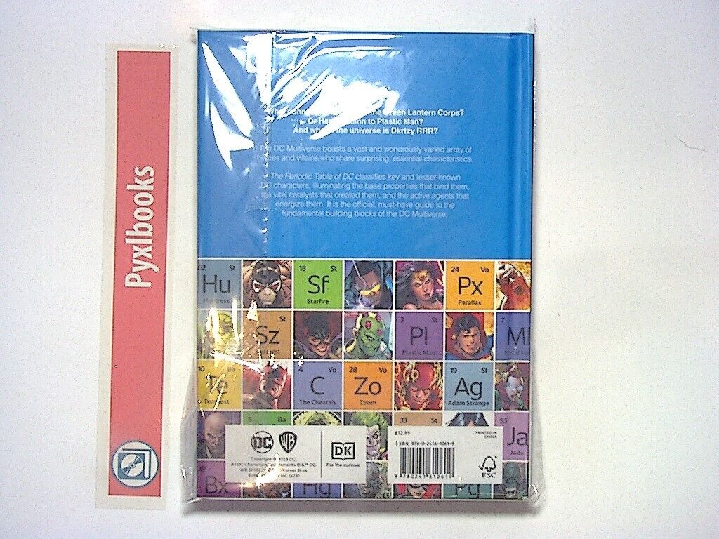 The Periodic Table of DC (Cw Pull Out Poster) HB New