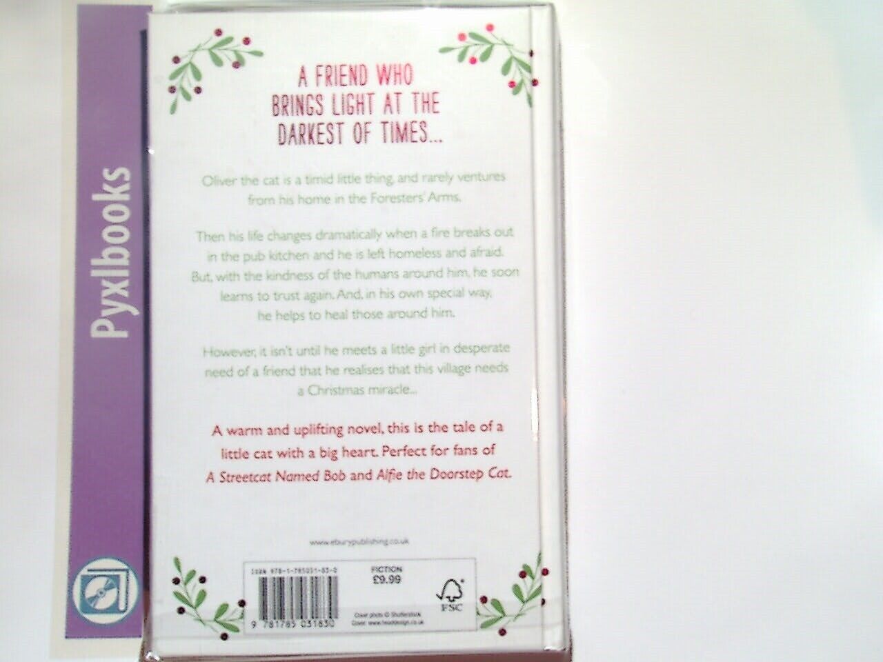 Sheila Norton - Oliver The Cat Who Saved Christmas HB New