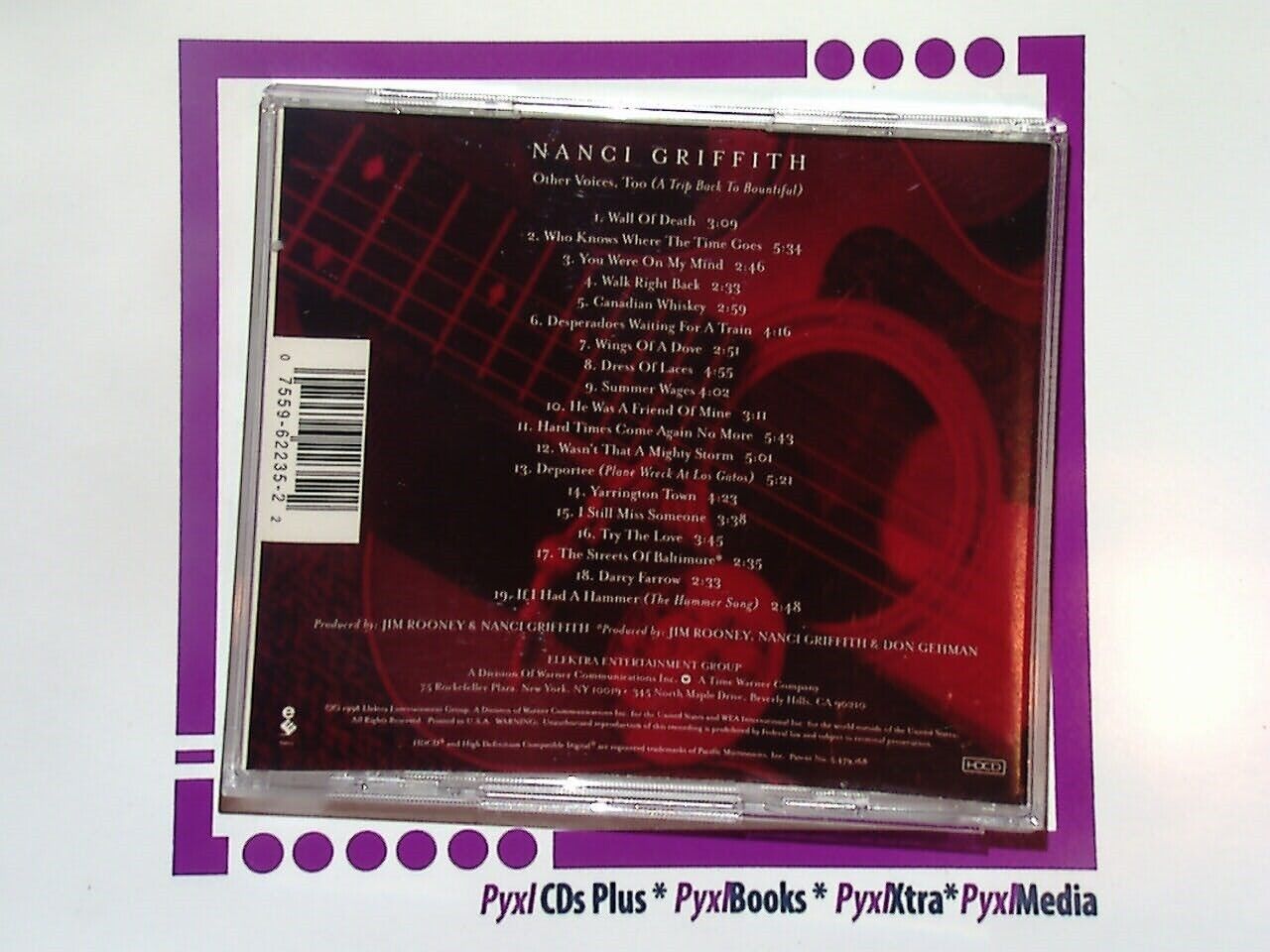 Nanci Griffith - Other Voices, Too (A Trip Back To Bountiful) CD Nr Mint