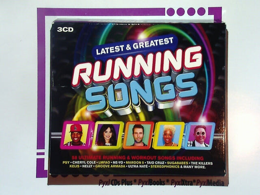 Various	Latest & Greatest Running Songs 3CD Mint