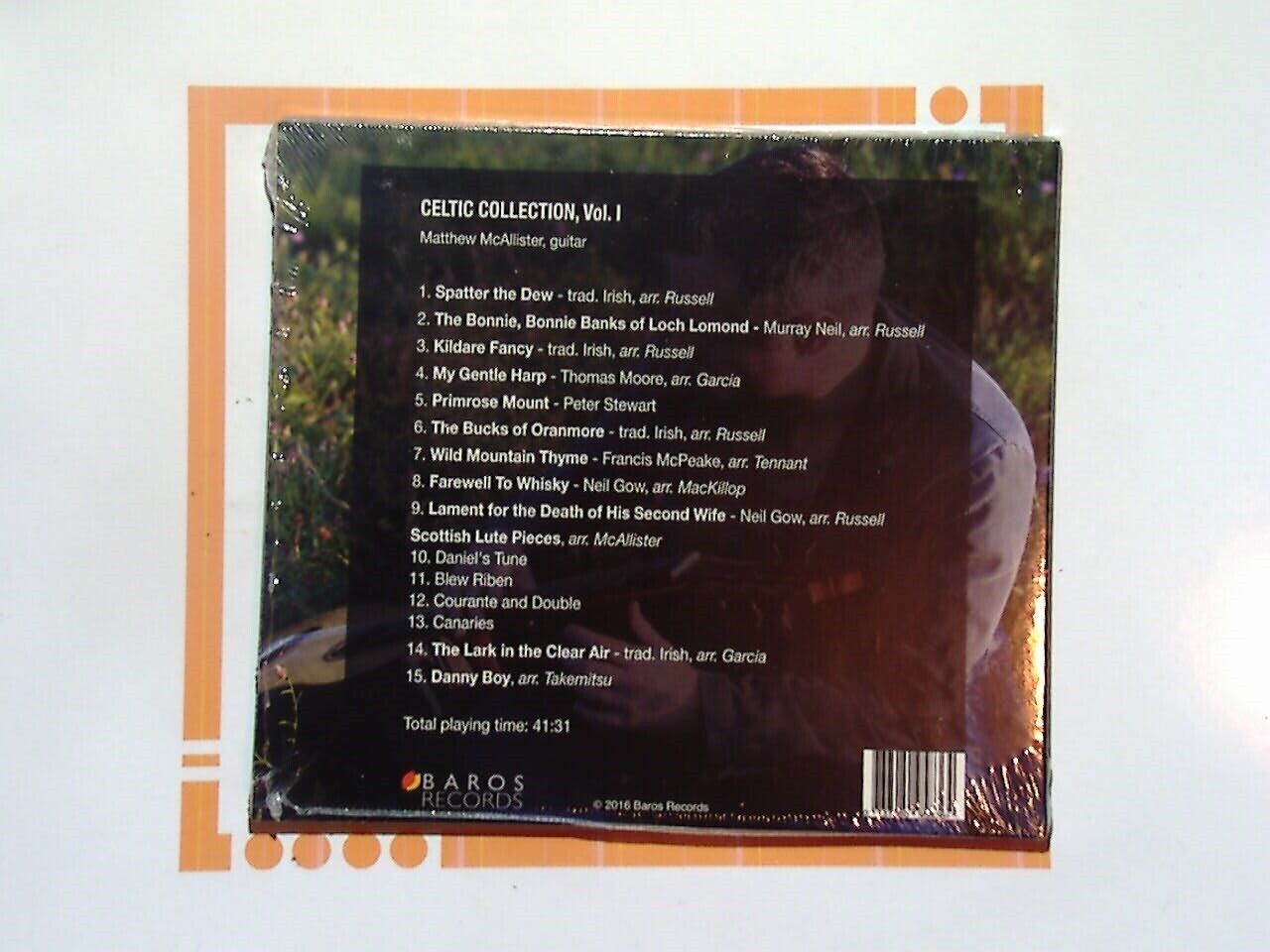 Matthew McAllister (Guitar)	Celtic Collection Vol. 1 CD New & Factory Sealed