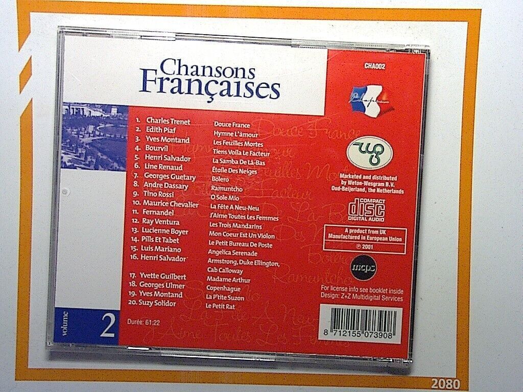 various Artists	Chansons Francaises Vol 2 CD Mint