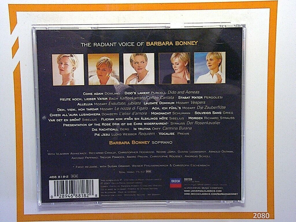 The Radiant Voice Of Barbara Bonney Cd Mint