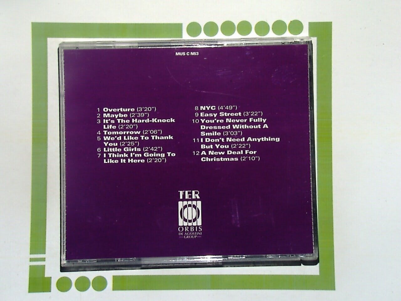 The Musicals Collection #53	Annie CD Mint