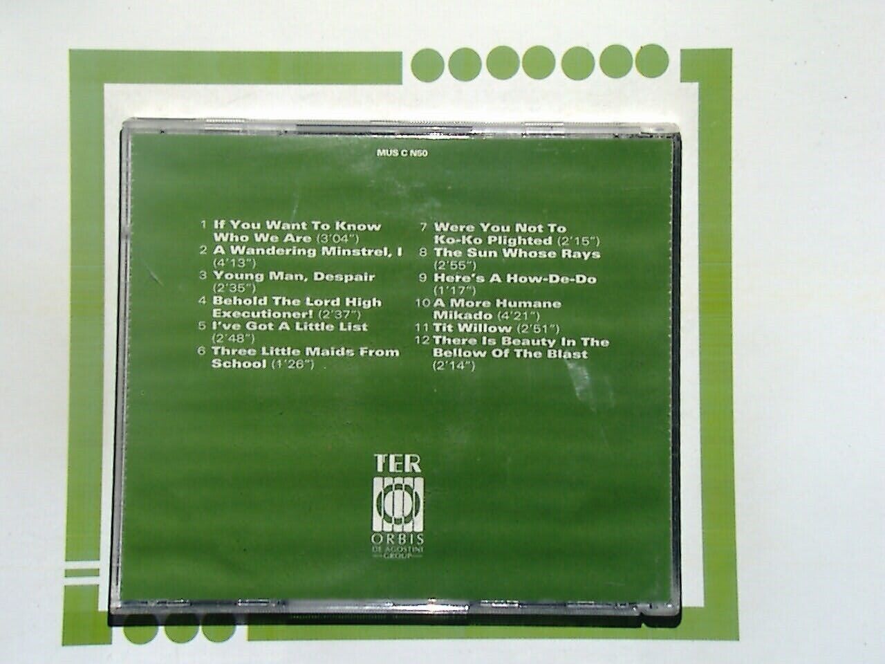 The Musicals Collection #50	The Mikado  English National Opera CD Mint