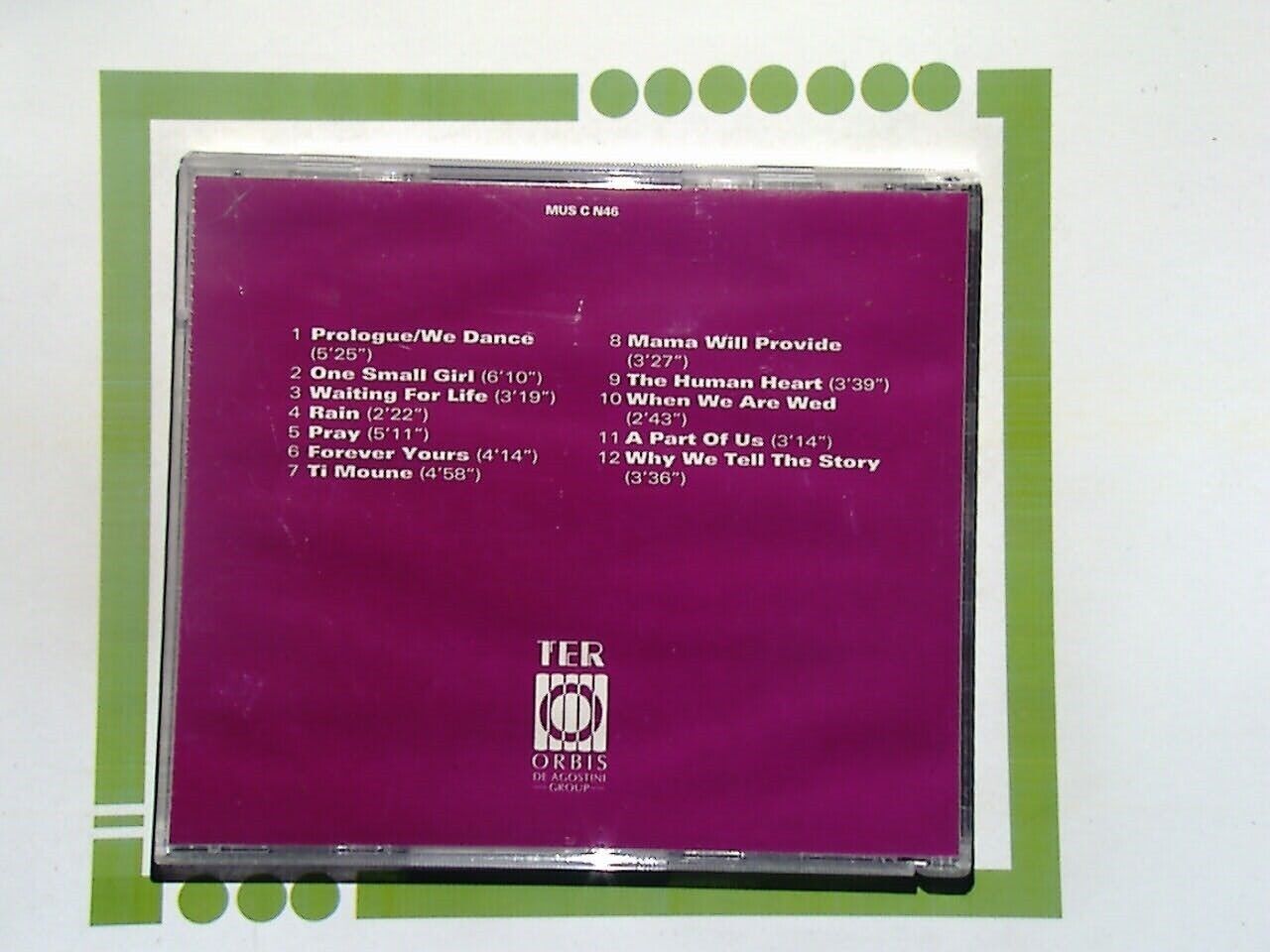 The Musicals Collection #46	Once On This Island Original London Cast CD Mint