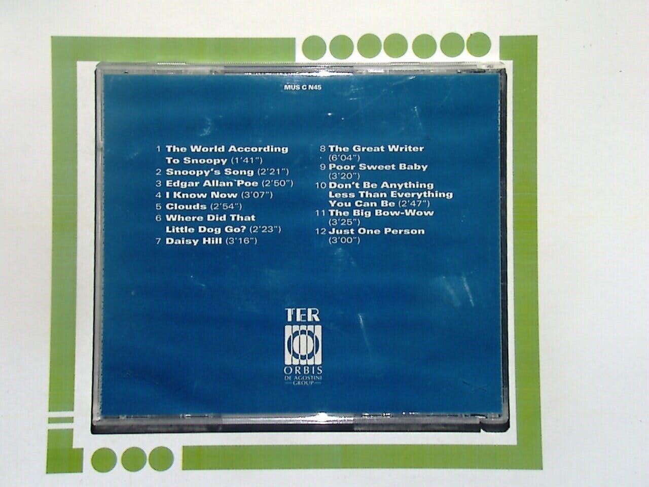 The Musicals Collection #45	Snoopy  Original London Cast CD Mint