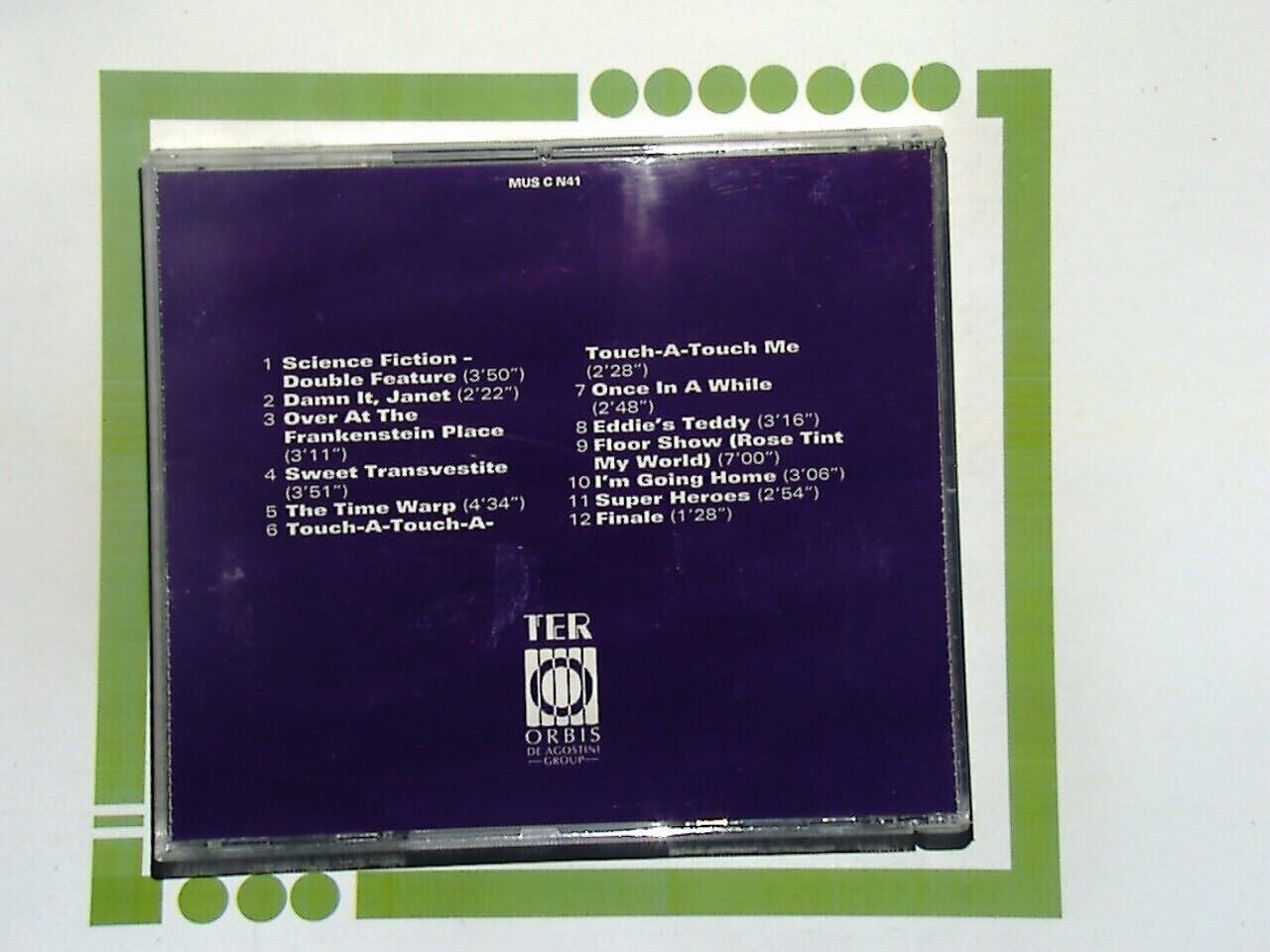 The Musicals Collection #41	The Rocky Horror Show CD Mint