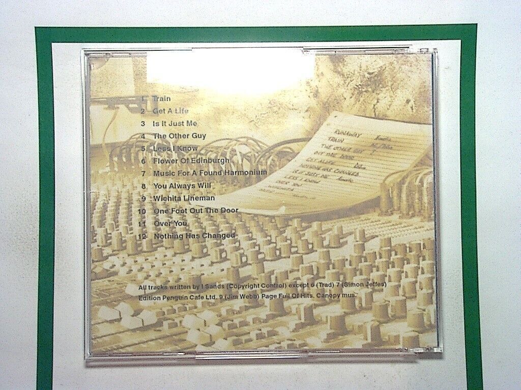 Sands & Whitehead - Nothing Has Changed CD mint