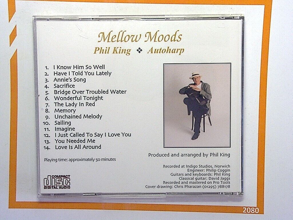 Phil King	Autoharp Mellow Moods CD Mint