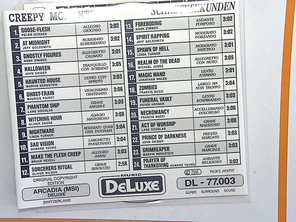 Schrecksekunden	Creepy Moments CD Aracadia Deluxe Mint