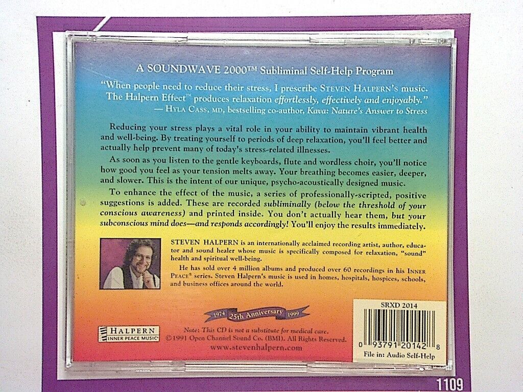 Steven Halpern	Effortless Relaxation CD Mint (Gift Option)*