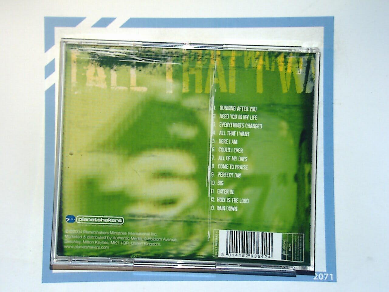 Planetshakers	All That I Want CD & DVD Mint