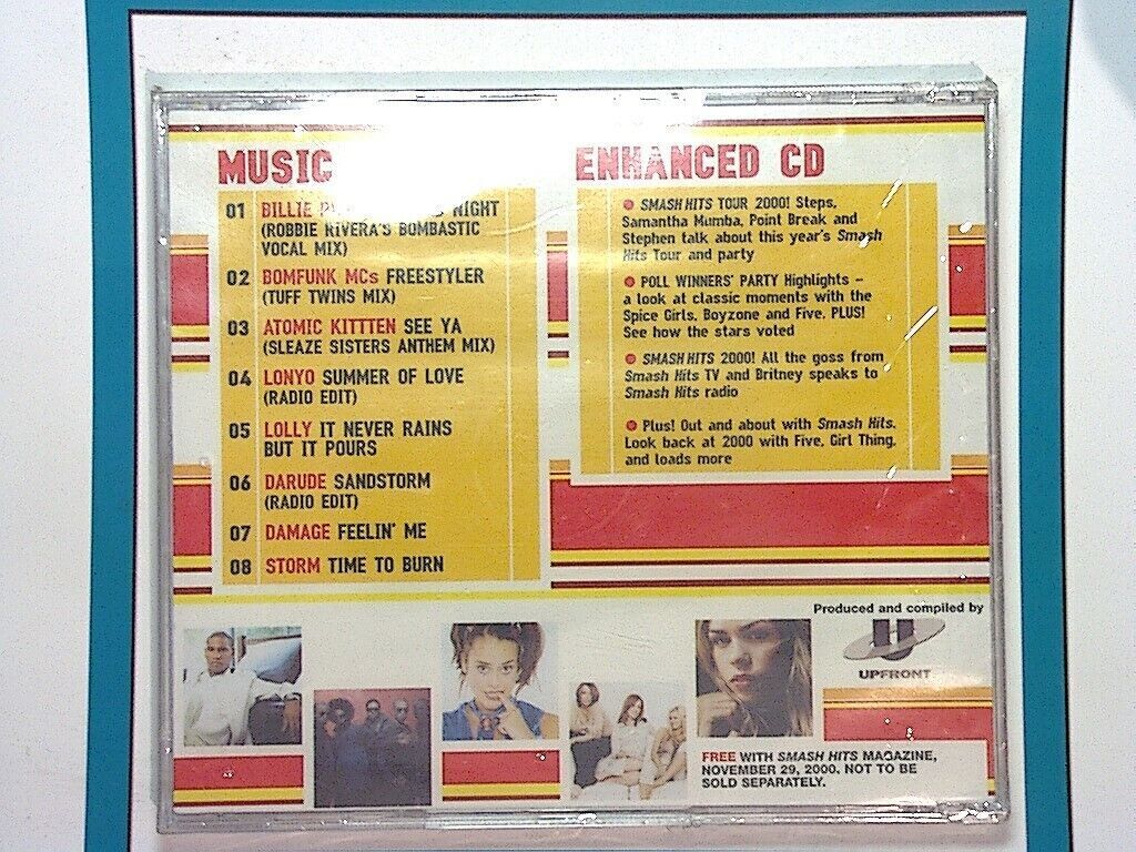 Smash Hits	The Biggest Party Of The Year CD Nov 2000 CD New & Sealed