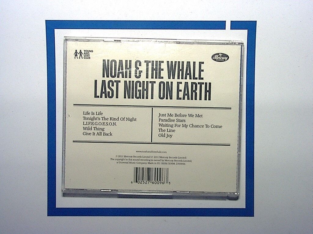 Noah and the Whale - Last Night on Earth (2011) Nr Mint CD