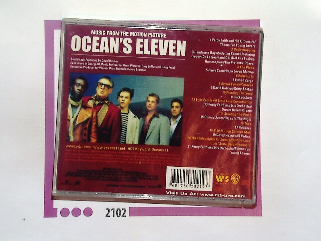 Ocean's Eleven 	Music From The Motion Picture Soundtrack CD Nr Mint